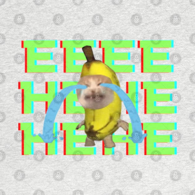 Crying Banana Cat Meme by HoldenFamilyDesigns